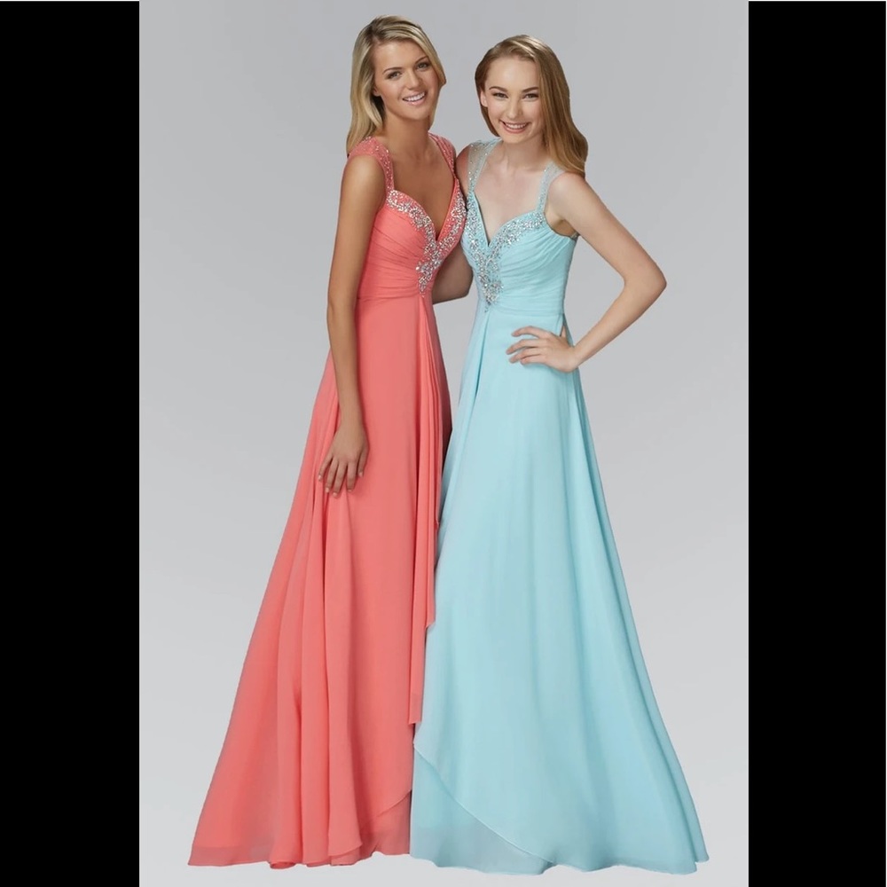 💐SALE💐Elizabeth Sweetheart Long Chiffon Dress